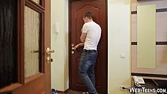 Holy fuck petite teen with small tits gets oral sex and fingering from friend!