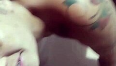 Husband Pounds Pussy Hard Before Cumming on Tits