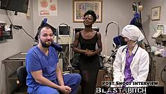 Rina Arem's Nurse Face Blasted by Patient Cum in POV