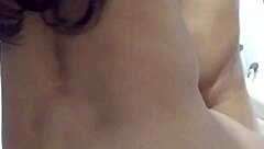 first anal creampie stretches tight young ass dripping cum