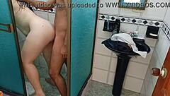 Spying Latina Strips to Accidental Doggystyle Fuck