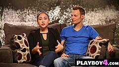 perverted milf couple goes wild sucking monster cocks in hardcore big tits show 😈🍆💦