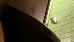 grabbing joya's naked ass in bathroom sneak