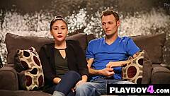 perverted milf couple goes wild sucking monster cocks in hardcore big tits show 😈🍆💦