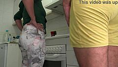 french stepmom lets me cum on hairy pussy