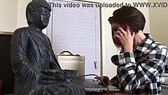 August Ames hot brunette solo pussy fingering satisfaction