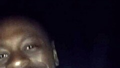 privately flashing my natural tits on a warm night like a wolf