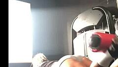 i work out my athletic big ass with massage today