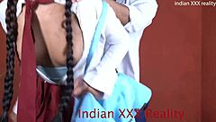 mommy's indian college uniform gets fucked hard in hindi quickie