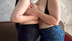 brunette milf demonstrates intense pussy licking domination techniques