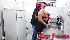 i got caught masturbating by brother-in-law in kitchen now sucking bbc