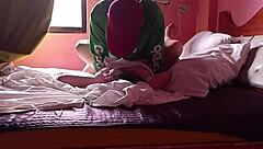 Grab driver bends amateur over for creampie doggystyle in hotel