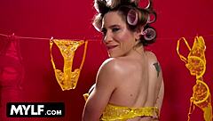 April aderes squirts messy in toy creampie threesome spotlight