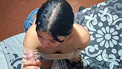 novia ama mamar monster cock y lechita facial 😍💦