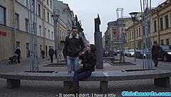 Innocent spex petite teen screwed hard by stranger missionary!