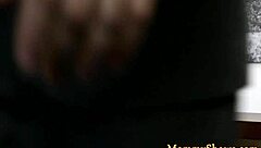 Classy Fake Tit Milf Fingers Teen Pussy in Seductive Play