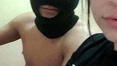 street blowjob ends in public pounding