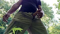 Public Park Jerkoff Cum Explodes Everywhere