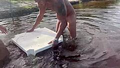 Sexy latina tempts with hidden mangrove passion