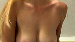 Hot Babe Rides Huge Dildo Toy Hard