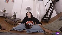 caroline mann rides cock from sex shop