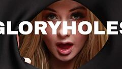 naughty blonde student ellie teased to dripping orgasm denial