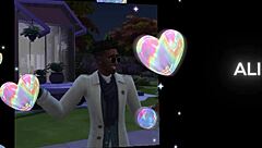 table for three cuckold asian wife girlfriend monster cock old friend desk