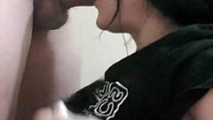 street blowjob ends in public pounding