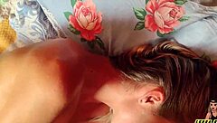 Double Cumshot Fills Pussy and Mouth