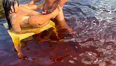 Sexy latina tempts with hidden mangrove passion