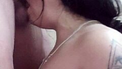 street blowjob ends in public pounding