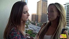 ashley adams and pristine edge lick asses making bedroom waterfalls