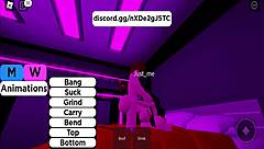 Teasing My Slutty Babe in Roblox Heat