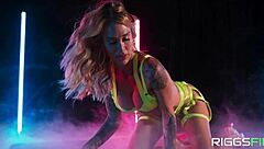 hey check out milf sarah jessie taking that huge cock and getting a massive facial blast