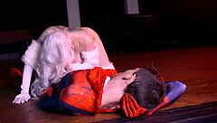 BLACK CAT SUCKS SPIDEY'S MONSTER COCK DEEPTHROAT