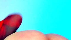 Naughty Bunny's Shaved Wet Pussy Dripping Under Master Moss Control