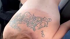 glasses streetwalker gulps cum after deepthroat mouth creampie