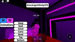 Teasing My Slutty Babe in Roblox Heat