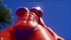 serenia's solo anal play with big tits bouncing 😈🍑💦