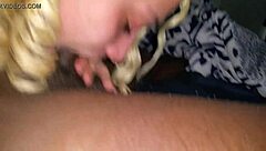 Sloppy Amateur Milf Blowjob Devours Thick Cock