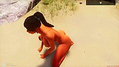 serenia's solo anal play with big tits bouncing 😈🍑💦