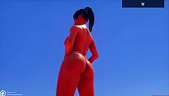 serenia's solo anal play with big tits bouncing 😈🍑💦