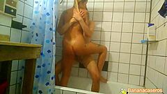 pregnant 18 year old shower fucked bent over doggystyle twice