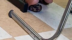 bold lightskin ebony teen soles candid tease