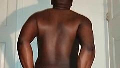 spreading plump ass cheeks wide for deep stretch tease