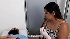 Doctora massages patient cock grows huge she begs full penetration