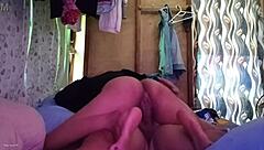 Petite Asian squirts wildly from pussy lick tit ride