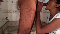 cute indian college girl fucked hard in bathroom by neighbor