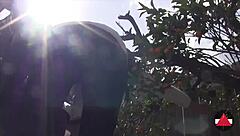 Strutting in sneakers outdoors 👟🌿