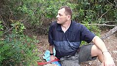 Meeting pornstar gabriela flores in woods turns into wild fuck